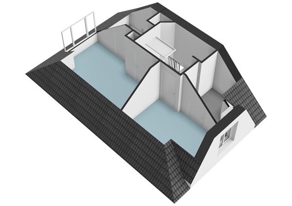 Floorplan - Zandenburg 46, 2342 BV Oegstgeest
